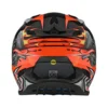 CASCO TROY LEE DESIGNS SE4 POLYACRYLITE CARB BLACK / ORANGE - Image 3